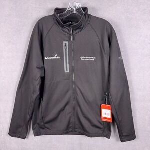 NORTH FACE Mens M Canyon Flats Jacket Black Advent Health Logo's NWT